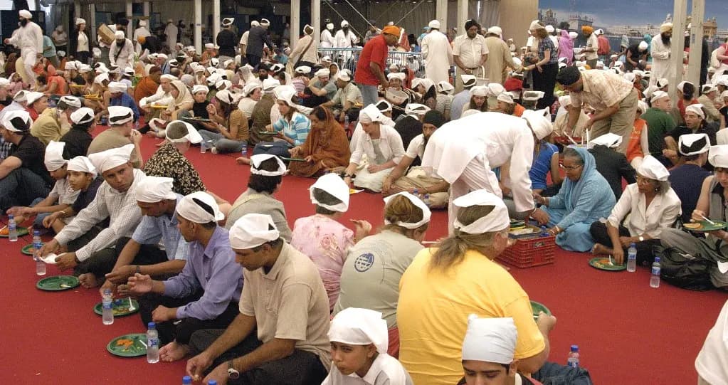 Photo taken by GNNSJ at their langar hall and gurdwara,