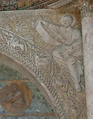 Spandrel in the Basilica di San Marco, Venice