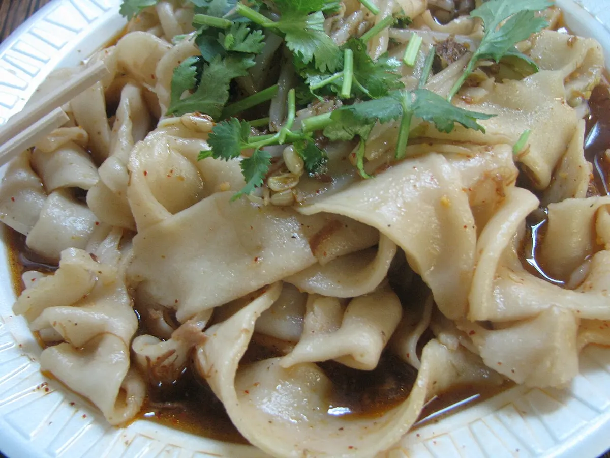 Biang Biang Mian closeup