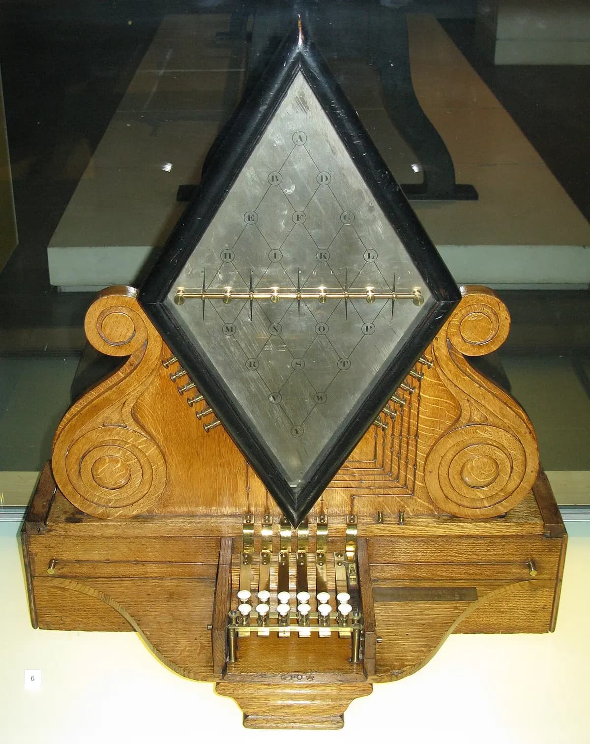 William Fothergill Cooke and Charles Wheatstone's electric telegraph ("needle telegraph") from 1837 now in the London Science Museum